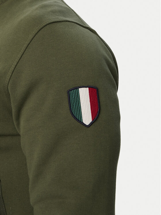 Aeronautica Militare Aeronautica Militare Bluza 262FE2130UF00689 Zielony ciemny Regular Fit