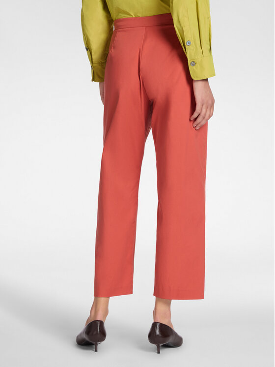 Elena Mirò Elena Mirò Pantaloni di tessuto P015P000463N027 Arancione Regular Fit