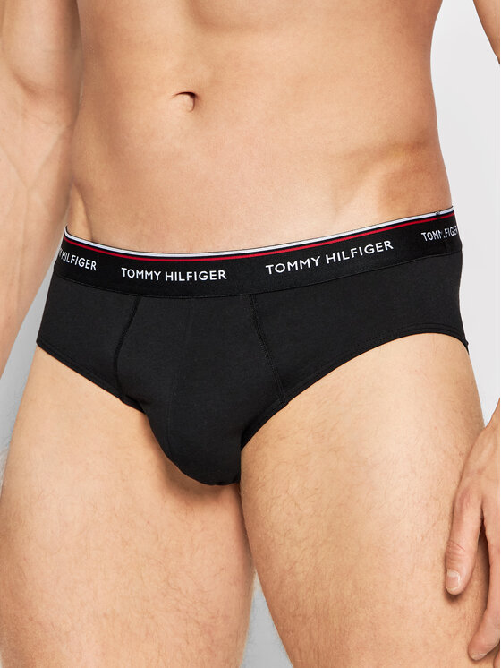 Tommy Hilfiger Komplektas: 3 trumpikių poros 1U87903766 Juoda • Modivo.lt