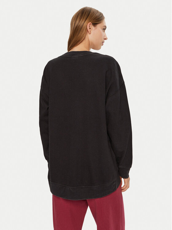 Champion Champion Μπλούζα 117636 Μαύρο Oversize
