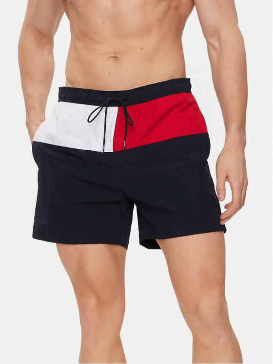 Férfi Úszónadrág Tommy Hilfiger, Méret: L, Sötétkék, UM0UM03259
