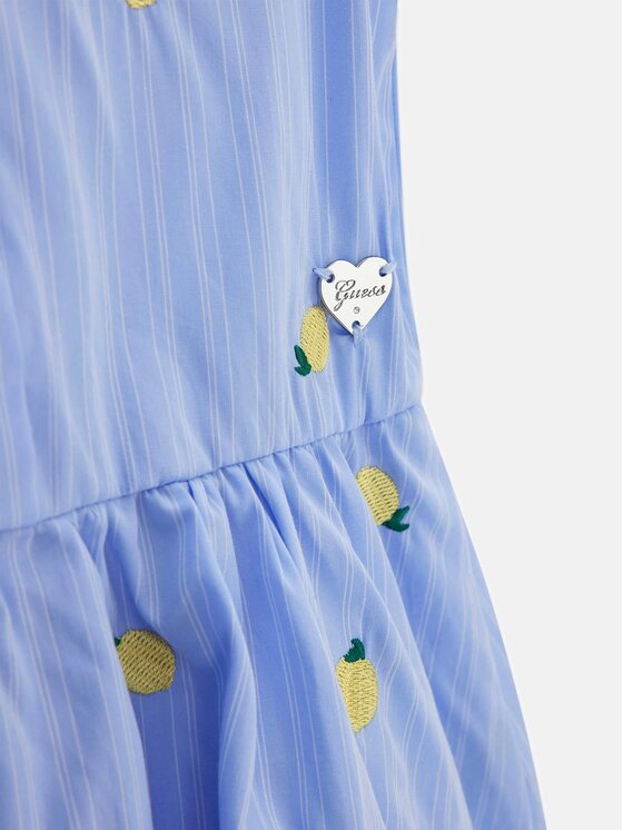 Guess Kids Guess Kids Vestito 181429 Blu Classic Fit