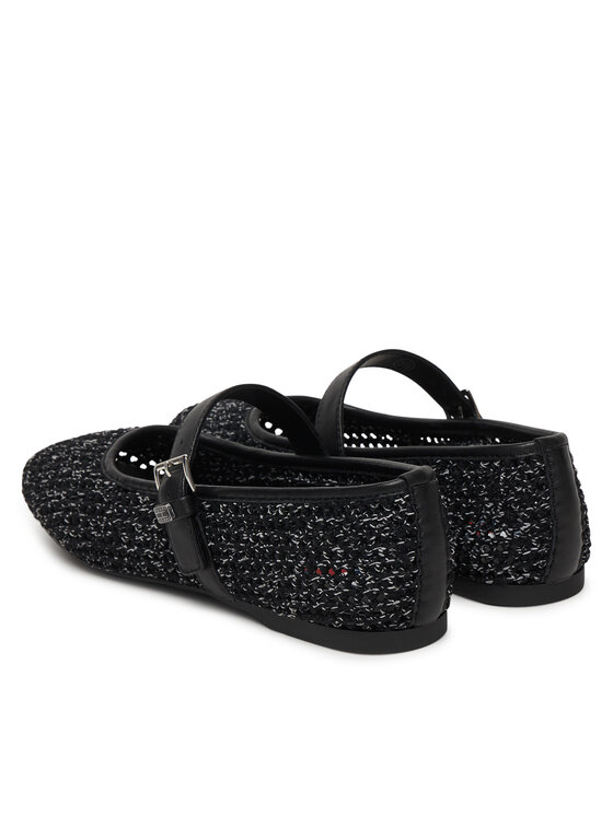 Tommy Jeans Tommy Jeans Baleríny Tjw Knitted Ballerina EN0EN03030 Černá
