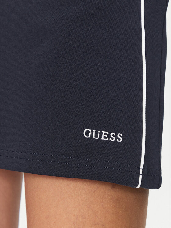 Guess Guess Fustă mini V5GD02 KCS01 Bleumarin Regular Fit