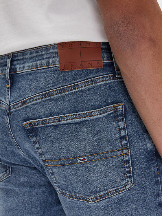 Tommy Jeans Tommy Jeans Traperice Scanton DM0DM21378 Plava Slim Fit