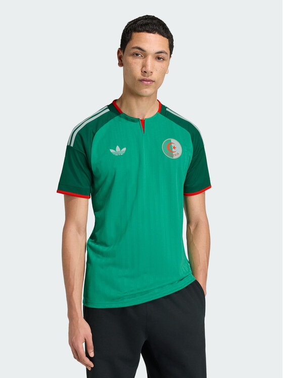 adidas adidas Koszulka techniczna Algeria 26 Away Jersey Zielony Regular Fit