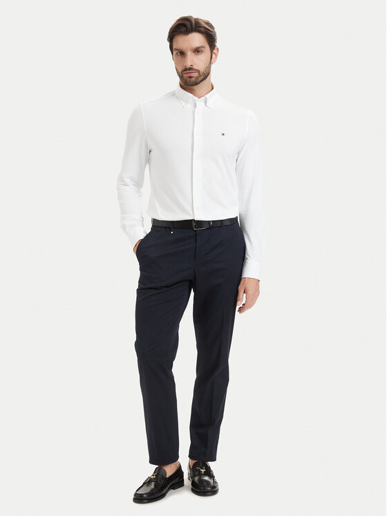 Tommy Hilfiger Tommy Hilfiger Särk MW0MW43433 Valge Regular Fit