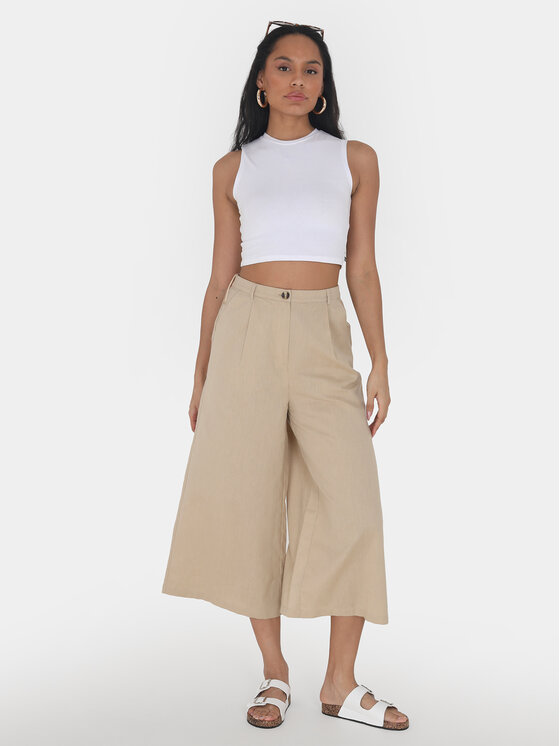 Jupe culotte beige hotsell