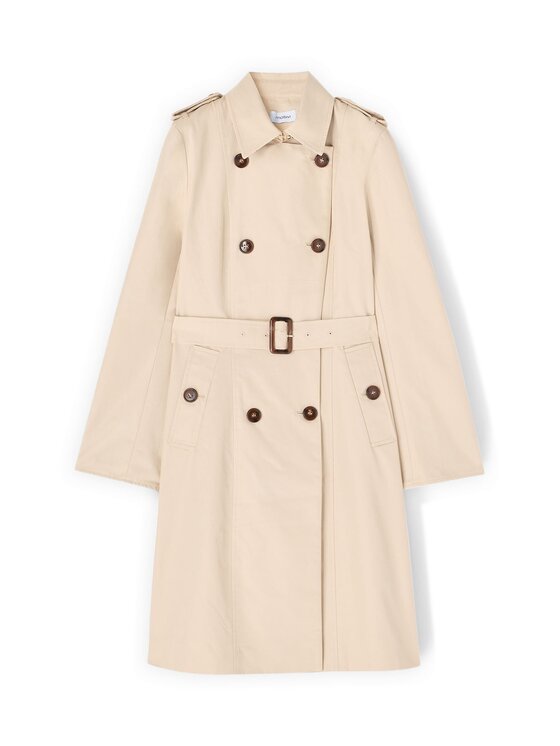 Motivi Motivi Cappotto invernale 0033Q000670N002 Crema A-Line Fit