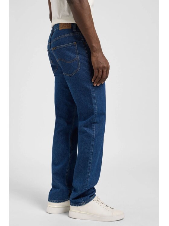 Lee Lee Jeansy BROOKLYN Niebieski Straight Fit