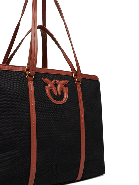 PINKO PINKO Дамска чанта Miranda Shopper Extra PE 25 PLTT 104715 A2G2 Черен