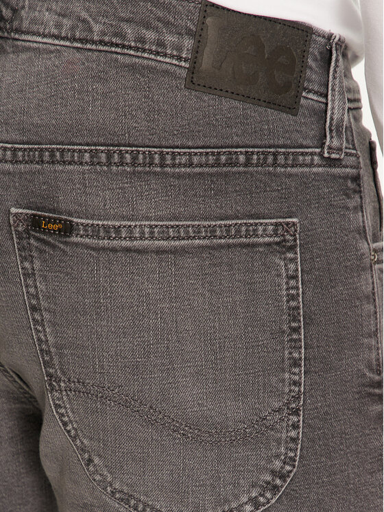 Lee Lee Džinsai Luke 112355859 Pilka Slim Fit