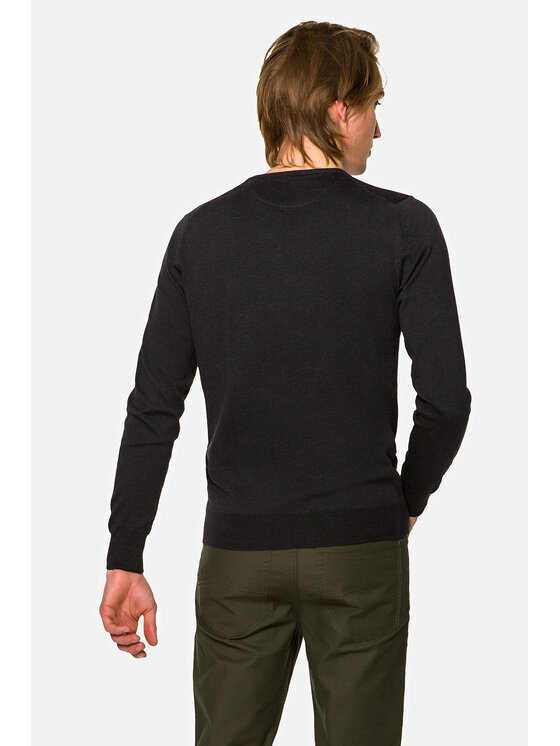Lancerto Lancerto Sweter Robin Szary Regular Fit