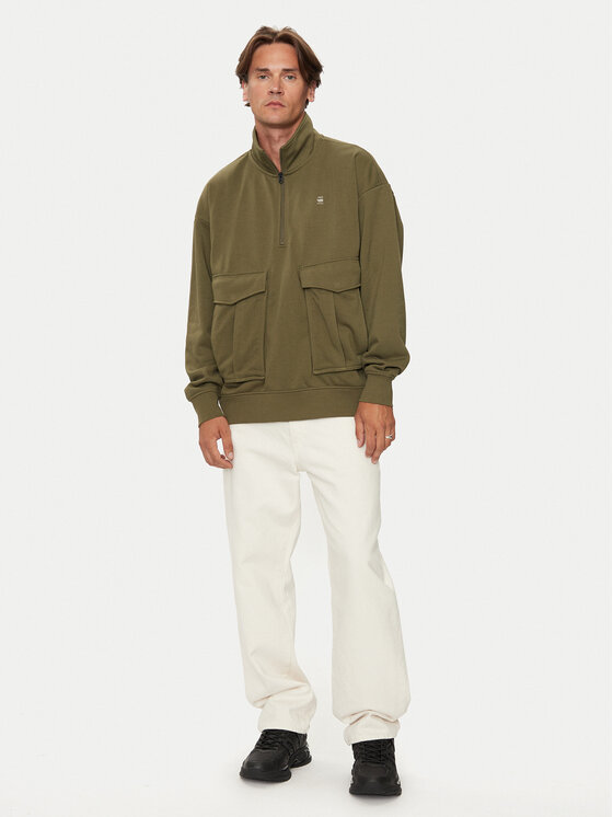 G-Star Raw G-Star Raw Μπλούζα Rovic D25096 D566 B230 Πράσινο Loose Fit