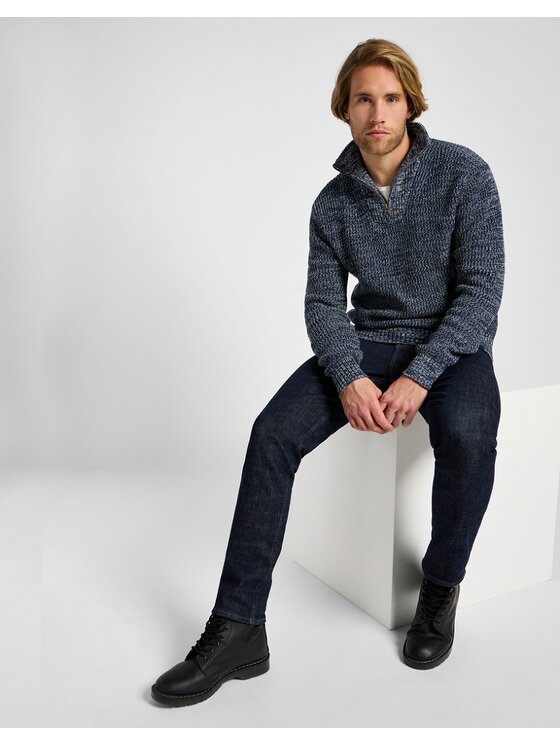 Lee Lee Sweter 112355674 Niebieski Regular Fit