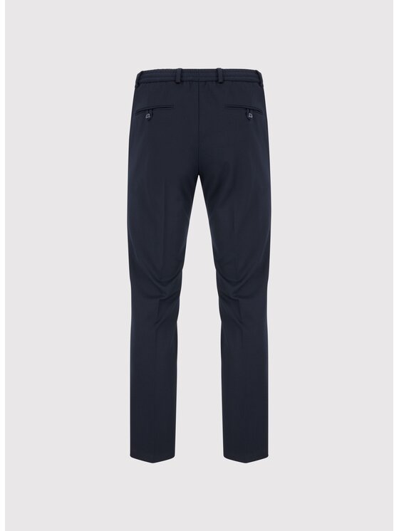Pako Lorente Pako Lorente Spodnie garniturowe P24WF-6G-005 Granatowy Slim Fit
