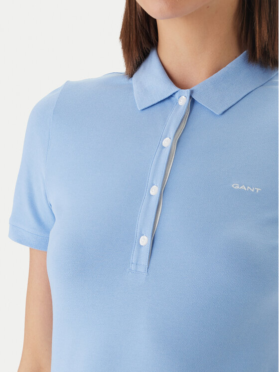 Gant Gant Kasdieninė suknelė 4201468 Mėlyna Slim Fit