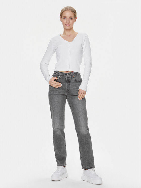 Levi's® Levi's® Džinsai 501® 36200-0308 Pilka Cropped Fit