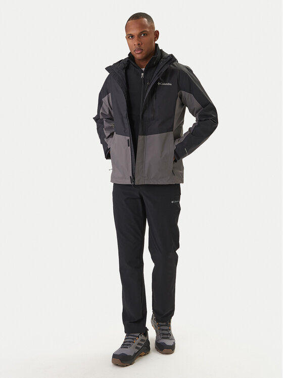 Columbia Columbia Geacă de ploaie Pouring Adventure™ III 2117171 Negru Regular Fit