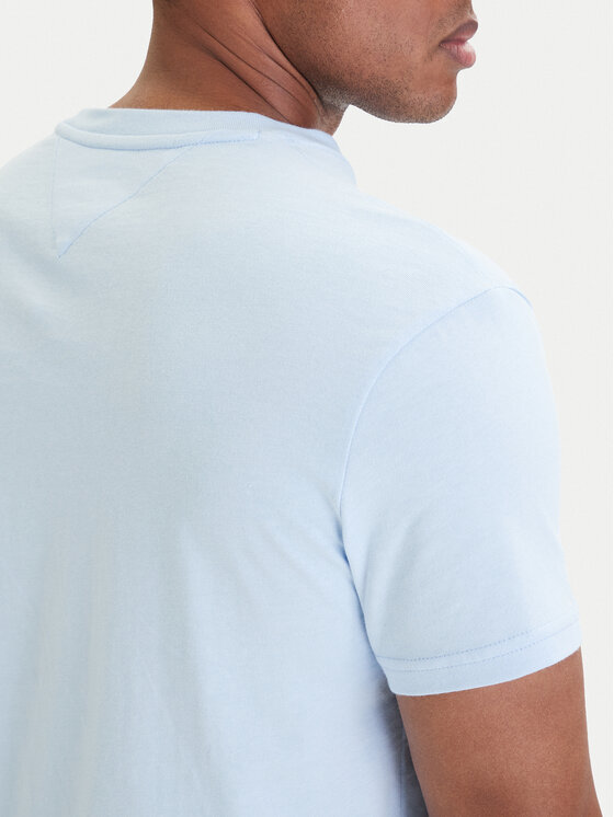 Tommy Jeans Tommy Jeans T-shirt DM0DM22548 Svijetloplava Regular Fit
