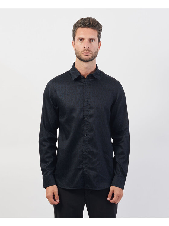 Armani Exchange Armani Exchange Camicia 6DZC45-ZNZRZ Blu Regular Fit