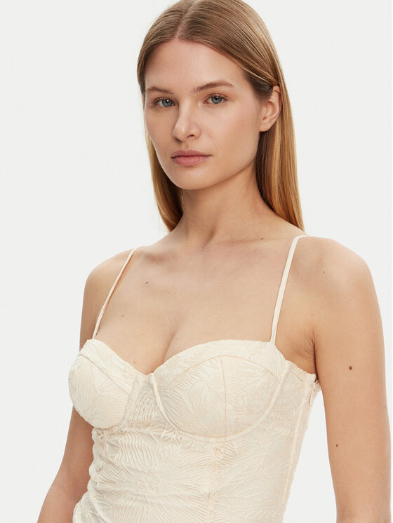 Guess Guess Kokteilikleit W5GK0N KCVJ0 Beež Regular Fit