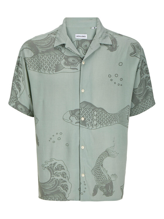 Jack & Jones Jack & Jones Ing Jeff 12268465 Zöld Relaxed Fit