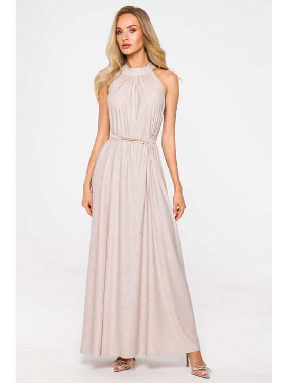 Made of Emotion Made of Emotion Abito da sera M721 Beige Premium Fit