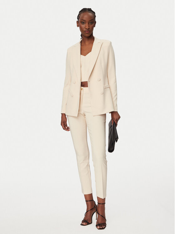 Rinascimento Rinascimento Top CFC0127891003 Beige Slim Fit