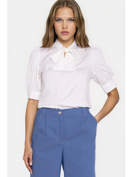 NIFE NIFE Halenka B233 Krémová Regular Fit