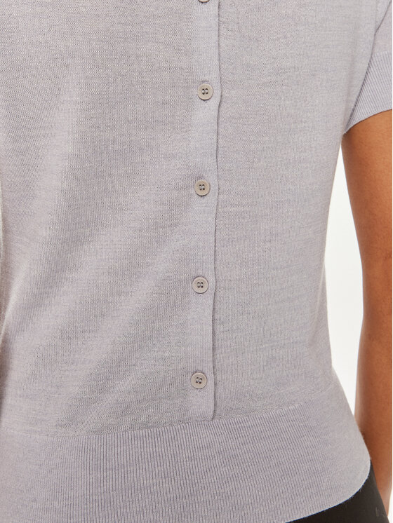 Calvin Klein Calvin Klein Bluse K20K207201 Grau Slim Fit