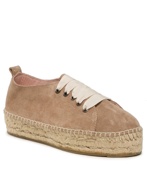 Manebi Manebi Espadrilles Lace-Up Espadrilles W 1.9 E0 Bēšs
