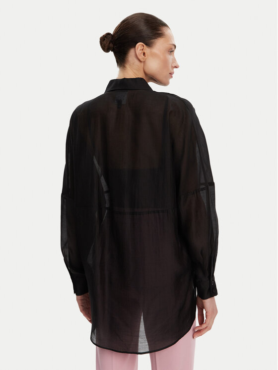 ACCESS FASHION ACCESS FASHION Cămașă 53-7068-104 Negru Loose Fit