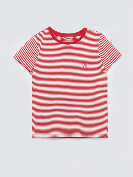 BIG STAR BIG STAR T-Shirt ZENAISA Czerwony Basic Fit