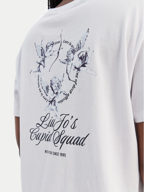 Liu Jo Liu Jo Тишърт WA6163 JS904 Бял Relaxed Fit