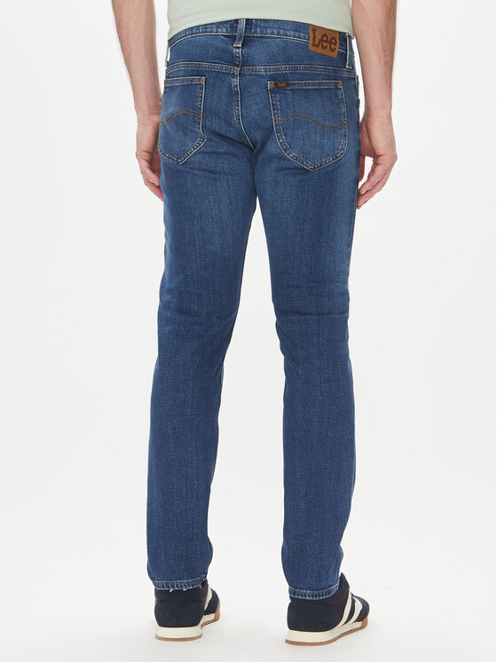 Lee Lee Džinsai Rider 112363852 Mėlyna Slim Fit