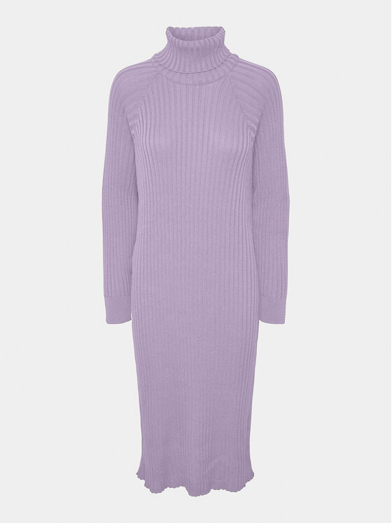YAS YAS Džemper haljina Mavi 26028660 Ljubičasta Regular Fit