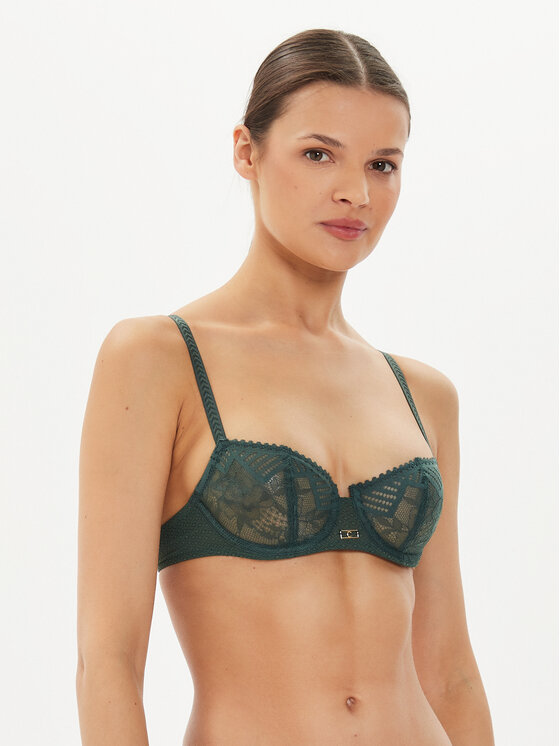 Chantelle Reggiseno Balconette Origins C13XM5 Verde, taglia : 85D