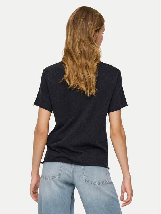 ONLY ONLY Tricou Lucy 15366031 Negru Loose Fit