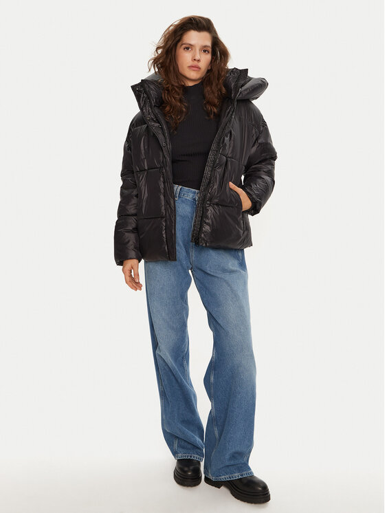 Athlecia Athlecia Μπουφάν χειμωνιάτικο Moriarty EA243302 Μαύρο Regular Fit