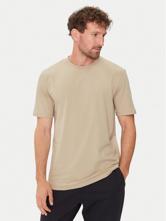 T-Shirt BOSS, Velikost:3XL, Barva: Béžová, Thompson 01 50468347