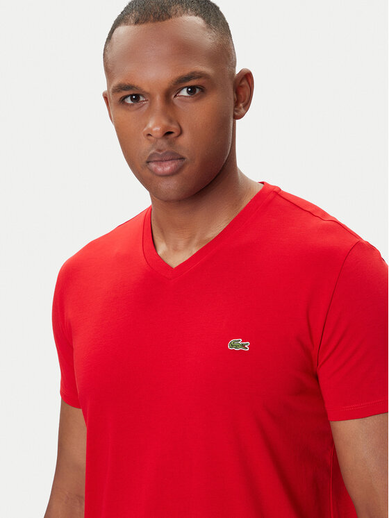 Lacoste Lacoste T-Shirt TH6710 Czerwony Regular Fit