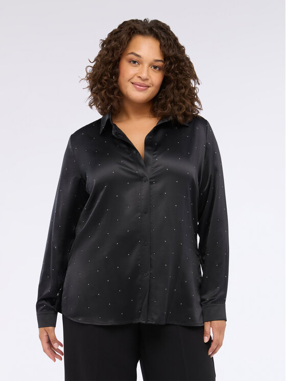 Fiorella Rubino Fiorella Rubino Camicia 5127T001371N033 Nero Regular Fit