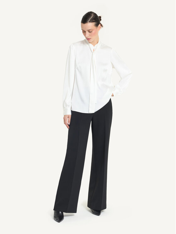 KMX KMX Bluzka 504800002 Biały Straight Fit
