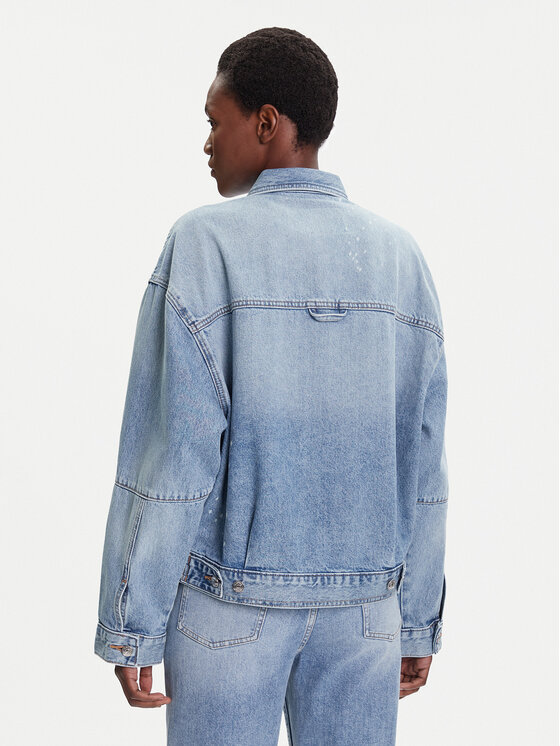 Calvin Klein Jeans Calvin Klein Jeans Jeansová bunda LV047C730G Modrá Regular Fit