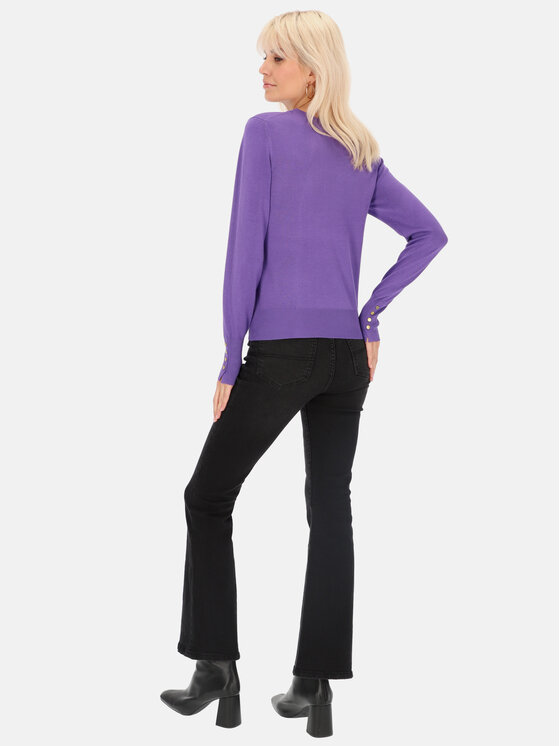 L’AF L’AF Sweter Alpi Fioletowy Regular Fit