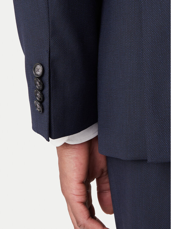 BOSS BOSS Oblek H-Jeckson 50557261 Tmavomodrá Regular Fit