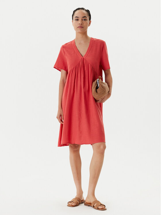 United Colors Of Benetton United Colors Of Benetton Nyári ruha 4PQNDV0BS Piros Relaxed Fit