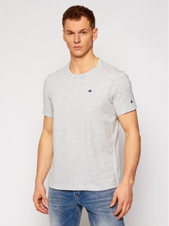 T-shirt Small C Logo 214674 Grigio Custom Fit