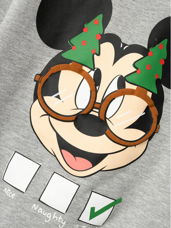 NAME IT NAME IT Суитшърт Mickey 13234176 Сив Standard Fit